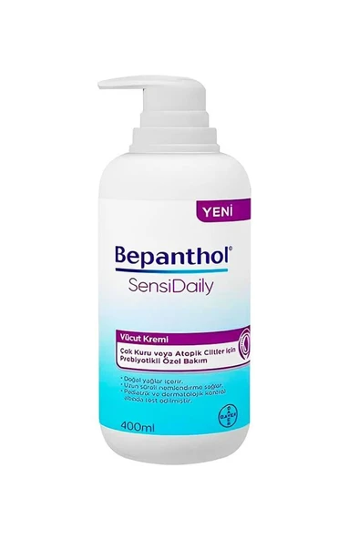 Bepanthol SensiDaily Pompalı Vücut Kremi 400 ml ürün görseli 1