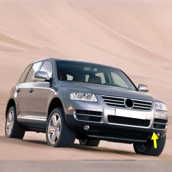 VW Touareg 2003-2006 Ön Tampon Sol Taraf Çeki Kapağı ürün görseli 1