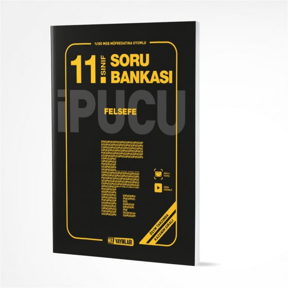 Hız Yayınları 11. Sınıf Felsefe İpucu Soru Bankası 2023 ürün görseli 1