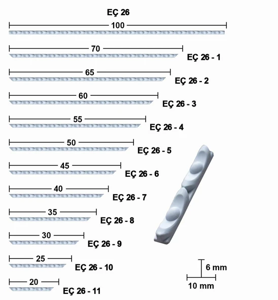 100 CM ESNEK MOBİLYA ÇITASI - Resim 2