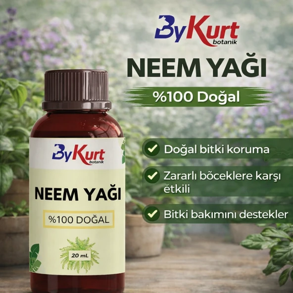 Neem Yağı 20ML  %100 Saf Doğal Böcek Kovucu Soğuk Sıkım Tesbih Ağacı Yağı ürün görseli 1