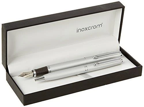 INOXCROM TITANIUM SILVER DOLMAKALEM+TUKENMEZ SET ürün görseli 1