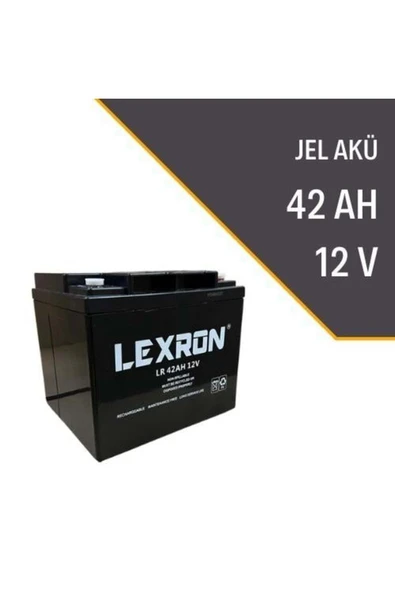 42ah-12v Jel Akü LEXRON - Resim 4