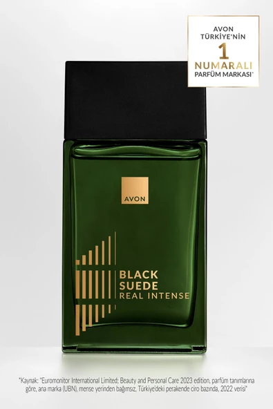 AVON Black Suede Real Intense EDT 100ml ürün görseli 1