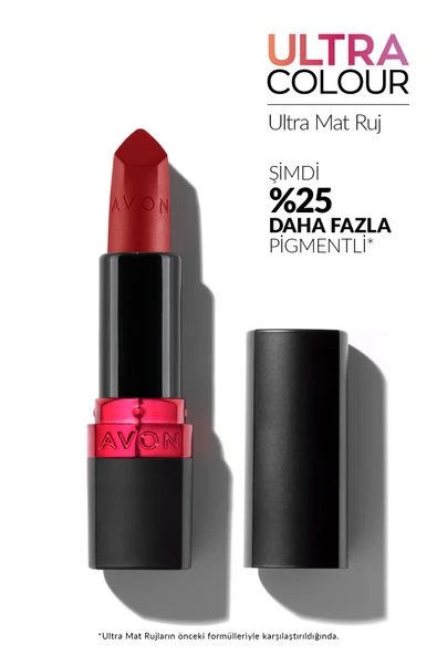 AVON Ultra Mat Ruj - Red Supreme ürün görseli 1