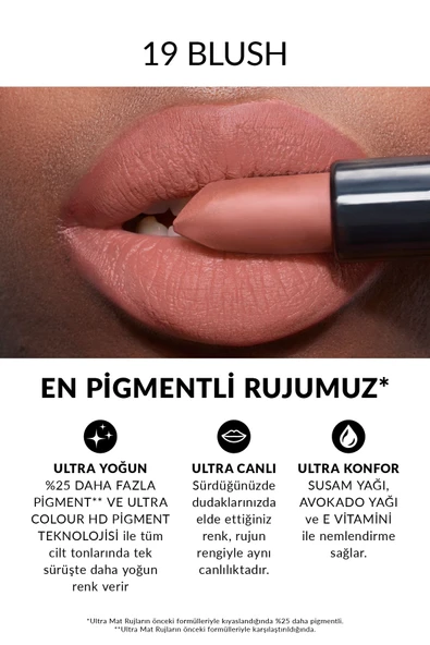 AVON Ultra Mat Ruj - Blush - Resim 2