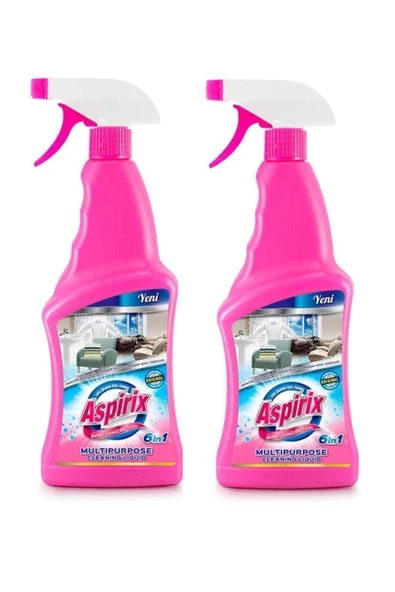 Asprin Tex Aspirix Çok Amaçlı Temizlik Sıvısı 750 ml 2li ürün görseli 1
