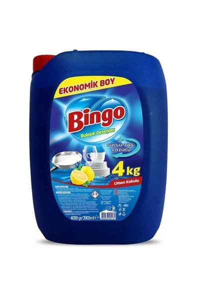 Bingo Elde Sıvı Bulaşık Deterjanı 4 kg ürün görseli 1