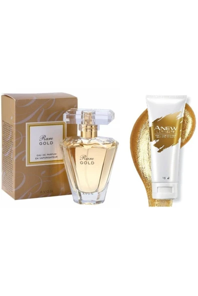 AVON Rare Gold Edp 50 Ml Kadın Parfüm Anew Ultimate Altın Içeren Soyulabilen Yüz Maskesi 75 Ml ürün görseli 1
