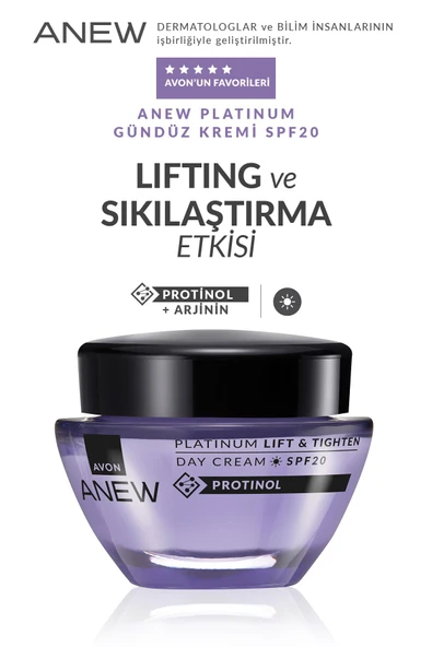 AVON Anew Platinum Gündüz Kremi SPF20 ürün görseli 1