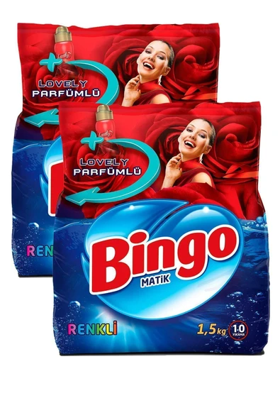 Bingo BİNGO MATİK KONSANTRE RENKLİ 1,5KG ( 2 ADET ) ürün görseli 1