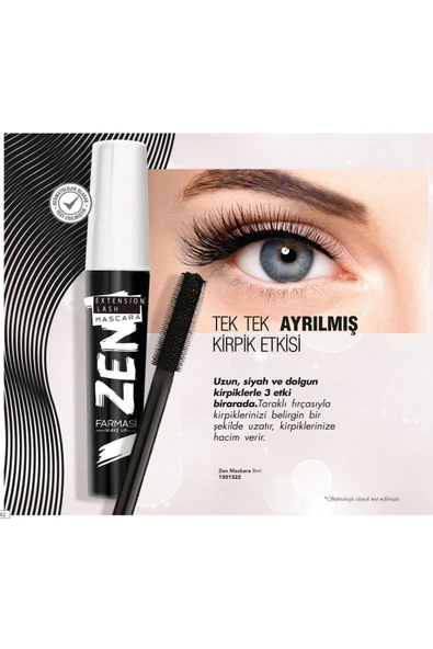 PTTAVM: Farmasi Zen Maskara 8 ml - 1301322