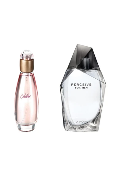 AVON Celebre Edt 50 Ml Kadın + Perceive Edt 100 Ml Erkek ürün görseli 1
