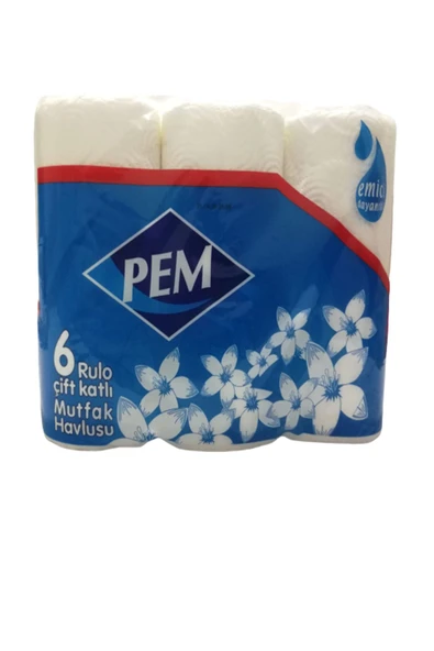 PEM Rulo Kağıt Havlu 6'lı ürün görseli 1
