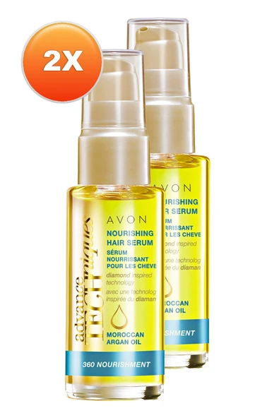 AVON Fas Argan Yağı Besleyici Saç Serumu 30 ml 2'li Set 5050000108331 ürün görseli 1