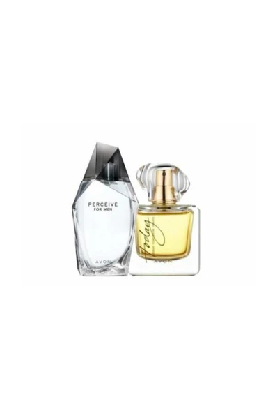 AVON Perceive 100ml Erkek Parfüm-today 50ml Bayan Parfüm ürün görseli 1