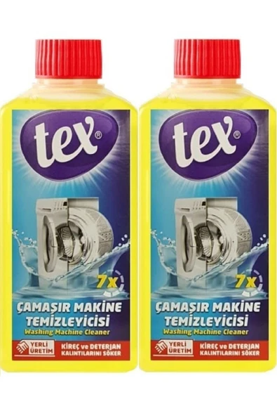 Tex Çamaşır Makinesi Temizleyici 250 Ml X 2 Adet ürün görseli 1