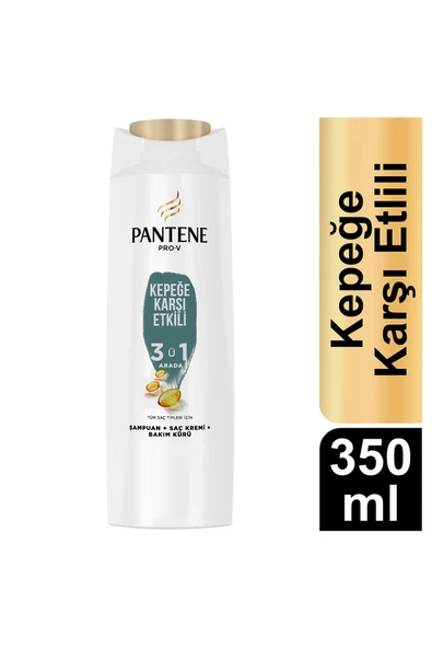 Pantene 350 ml Şampuan 3in1 Kepeğe Karşı ürün görseli 1
