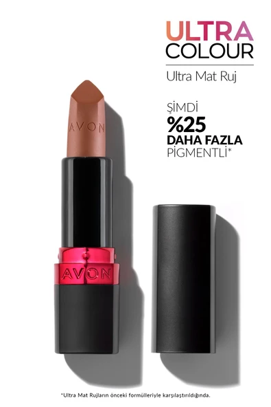 AVON Ultra Mat Ruj - Marvellous Mocha ürün görseli 1