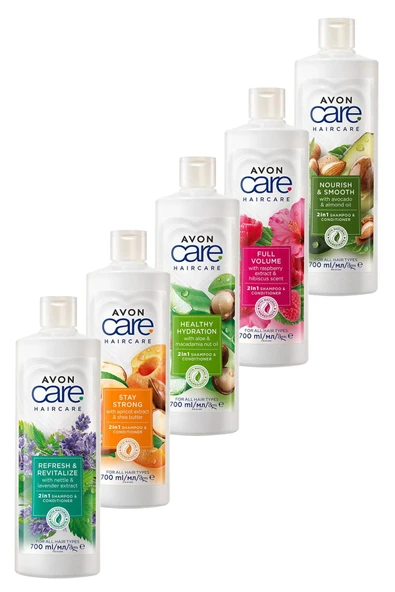 AVON Care HairCare Beşli Şampuan ve Saç Bakım Kremi Paketi ürün görseli 1