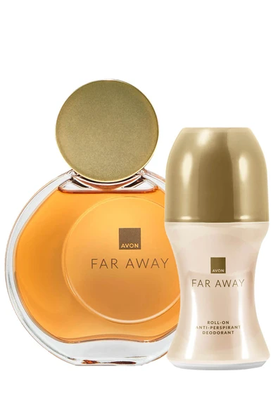 AVON Far Away Edp 50 Ml + Roll-on 2 Li Set ürün görseli 1