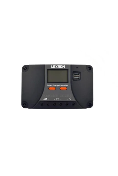 LEXRON 40 Amper 12/24V Solar Pwm Şarj Kontrol Cihazı Lexron ürün görseli 1