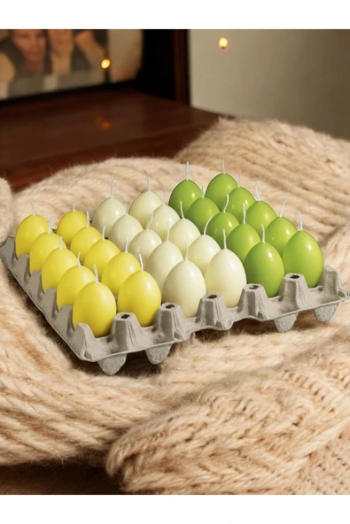 Yenigeldi 1 Adet Polonya Üretimi Gezen Tavuk Yumurtası Mum Kokusuz Dumansız ürün görseli 1