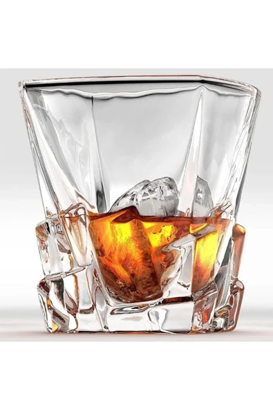 Yenigeldi 1 Adet İskoç El Yapımı Kurşunsuz Kristal Cam Viski, Şarap, Sunum Bardağı 300 ml ürün görseli 1