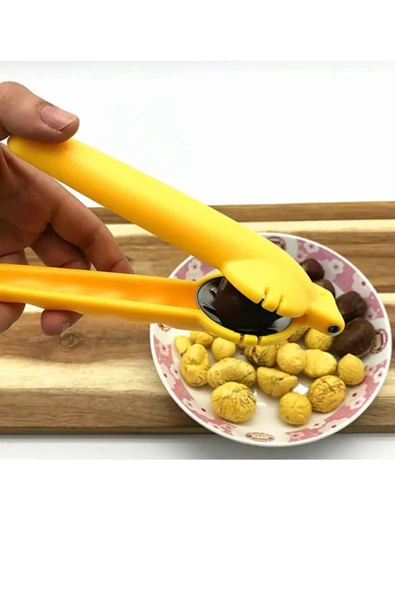Yenigeldi 1 Adet Yeni Tasarım Ergonomik Paslanmaz Çelik Hazneli Kestane Kesici ürün görseli 1