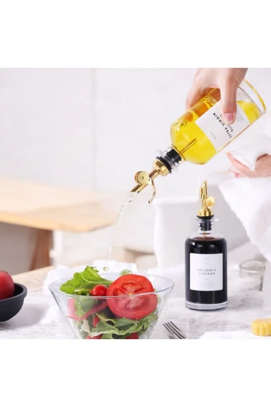 Yenigeldi 1 Adet 350 ml Özel Akıtmalı Zeytinyağı Yağlık Yağdanlık Şişesi ürün görseli 1