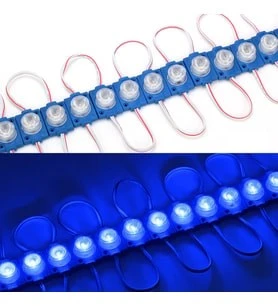 Led Modül Mavi Tekli Led Mercekli 12v Dc 1,5w İp 65 5 adet ürün görseli 1