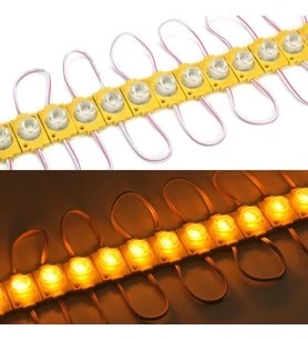Led Modül Sarı Tekli Led Mercekli 12v Dc 1,5w İp 65 5 adet ürün görseli 1