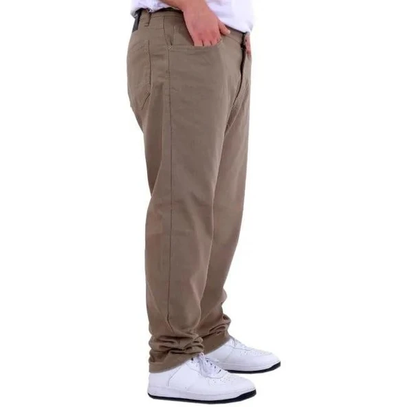 MODEXL 22920 BATTAL PANTOLON-BEJ - Resim 2