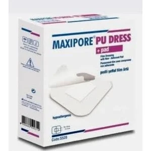 Maxipore Pu Dressing Banyo Bandı 8 x 6 cm Su Geçirmez 50'li 1 Kutu ürün görseli 1