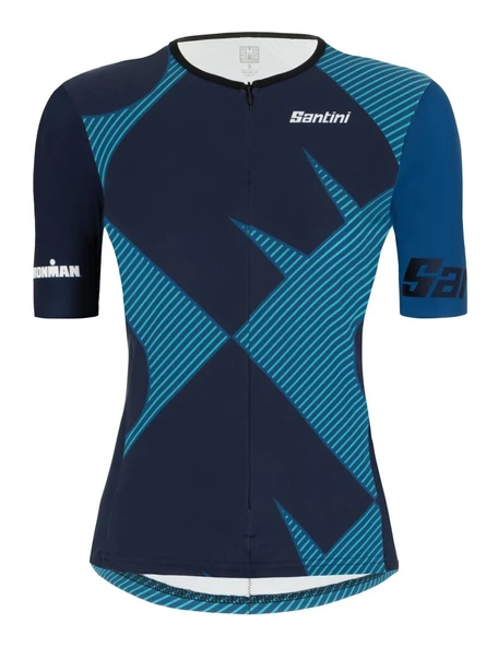 Santini Ironman Sleeved Tritop Kadın Triathlon Üst Forma 9I65SS00CUPIO Water ürün görseli 1