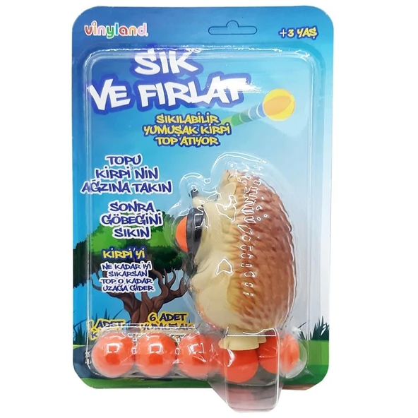 Sık ve Fırlat Yunus, Kirpi ve Dinozor ürün görseli 1