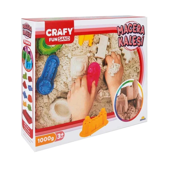 Nessiworld Crafy Macera Kalesi Oyun Kumu Seti 8 Parça 1000 g ürün görseli 1