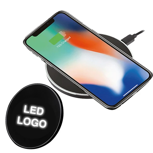 Ethereal Charge: LED Işıklı Kablosuz Şarj Aleti ürün görseli 1