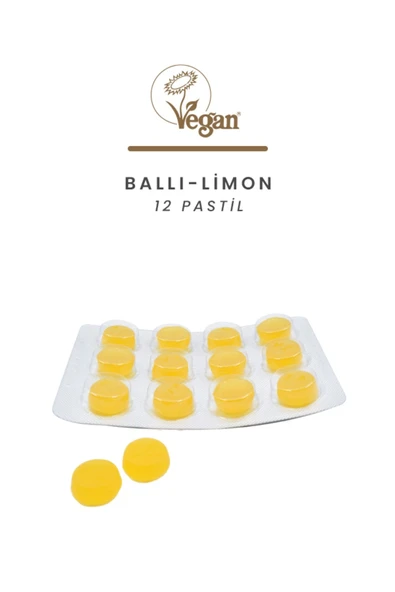 Vocalzone Ballı-Limon 12 Pastil - Resim 3