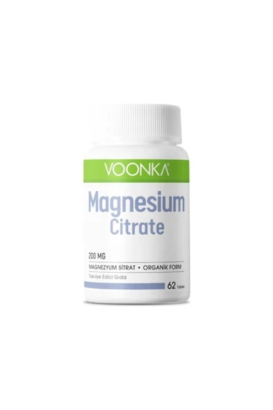 Magnesium Citrate 200 mg 62 Tablet ürün görseli 1
