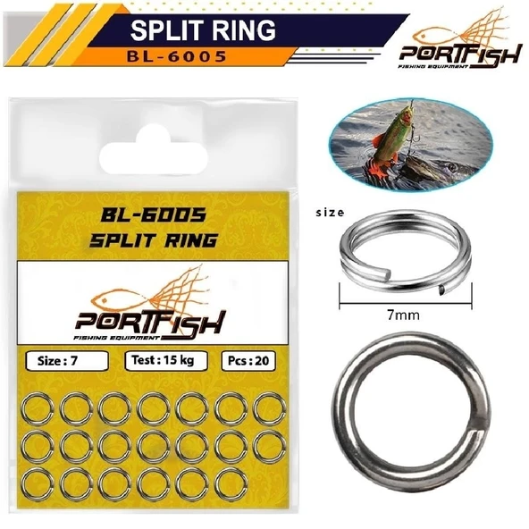Portfish Bl-6005 Kaşık Split Halka No:4,5 ürün görseli 1