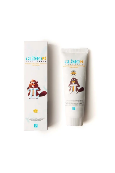 Glimo Pi First Teeth Probiyotikli Doğal Çocuk Diş Macunu 50ml ürün görseli 1
