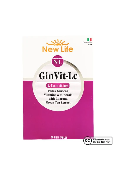 New Life Ginvit-Lc 30 Tablet ürün görseli 1