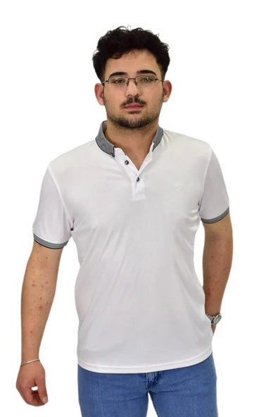 Erkek Polo Yaka Merserize Tişört 1000 BGL-ST04532 ürün görseli 1