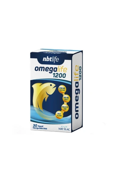 Nbt Life Omegalife 1200 Mg 30 Kapsül ürün görseli 1