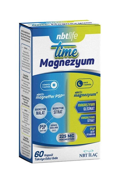 Nbt Life Time Magnezyum 60 Kapsül ürün görseli 1