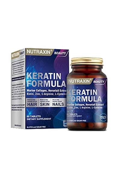 Nutraxin Keratin Formula 60 Tablet ürün görseli 1