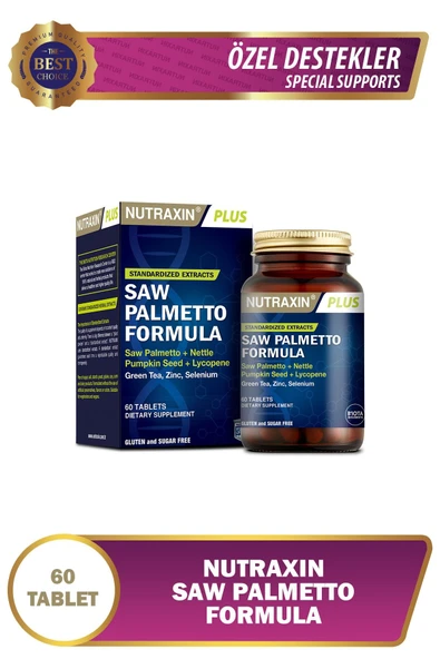 Nutraxin Saw Plametto - Formula Özel Destek 60 Tablet ürün görseli 1