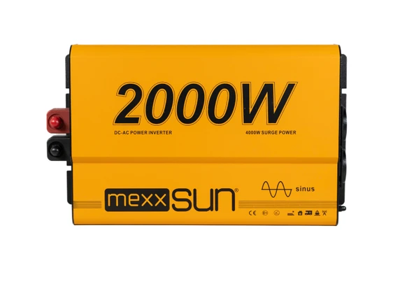 Mexxsun Tam sinüs İnverter 12V 2000W ürün görseli 1