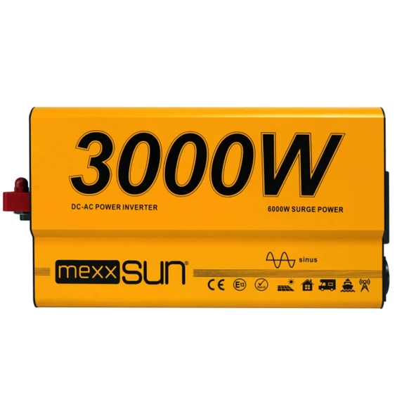 Mexxsun Tam sinüsverter İnverter 12V 3000W ürün görseli 1